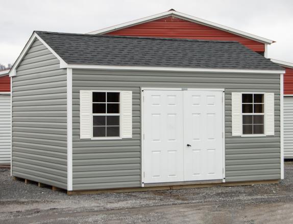 12x16 Custom Color Peak Style Storage Shed From Pine Creek Structures