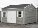 12x16 Peak Style Storage Shed with Custom Color Vinyl Siding From Pine Creek Structures