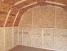 Inside Of 10x10 Economy Series Mini Barn Style Storage Shed From Pine Creek Structures